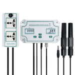 ILWQ-493 PH / EC /Temp Meter Smart Acidity & Conductivity Range Controller Monitoring and Dosing in Water pH Meter Conductivity Temp Tester App Remote Online Monitor for Swimming Pool Aquaculture Fishpond - Instrulife