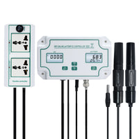 ILWQ-493 PH / EC /Temp Meter Smart Acidity & Conductivity Range Controller Monitoring and Dosing in Water pH Meter Conductivity Temp Tester App Remote Online Monitor for Swimming Pool Aquaculture Fishpond - Instrulife