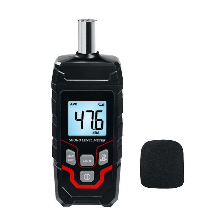 ILSM-547 Digital Sound Level Meter 30-130dB Noise Decibel Meter with Backlit LCD