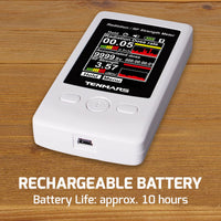 ILRM-95 Tenmars Geiger Counter Radiation RF Strength Meter Nuclear Measurement Dosimeter Dose Tester Colored Display Made in Taiwan - Instrulife