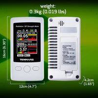 ILRM-95 Tenmars Geiger Counter Radiation RF Strength Meter Nuclear Measurement Dosimeter Dose Tester Colored Display Made in Taiwan - Instrulife