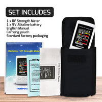 ILRM-95 Tenmars Geiger Counter Radiation RF Strength Meter Nuclear Measurement Dosimeter Dose Tester Colored Display Made in Taiwan - Instrulife