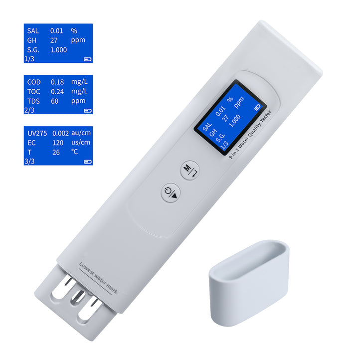 ILWQ-546 Multi-Parameter Water Quality Tester with UV COD/TOC, EC/TDS, Salinity, GH & Temperature Monitoring