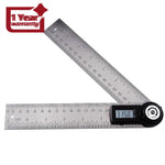ILAF-90 Digital 2-in-1 Angle Finder Meter Protractor Ruler 360° 400mm Measure CE Marking LCD Display - Instrulife