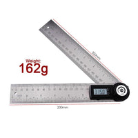 ILAF-90 Digital 2-in-1 Angle Finder Meter Protractor Ruler 360° 400mm Measure CE Marking LCD Display - Instrulife