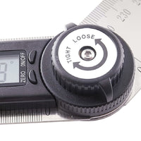 ILAF-90 Digital 2-in-1 Angle Finder Meter Protractor Ruler 360° 400mm Measure CE Marking LCD Display - Instrulife