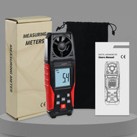 ILAN-486 Digital Air Velocity Meter High Precision Anemometer 0.3~30.0m/s, km/h, ft/m, mile/h, knots Units with Air Temperature Measurement - Instrulife