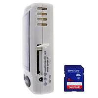 ILDA-287 WBGT SD Card Datalogger Temperature Humidity Meter Desktop / Wallmount Logger with 8GB SDHC Card LED Audible Alarm Real time Logging - Instrulife