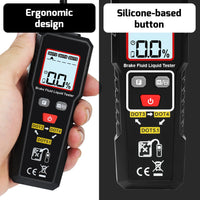 ILBT-505 Brake Fluid Tester 0~4% Range Digital Brake Oil Detector for DOT3, DOT4, DOT5.1 Color Backlight & Buzzer Alarm for Safe Brake Oil Change of Car Motorcycle Vehicle Truck Automobile - Instrulife