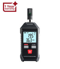 Digital Humidity and Temperature Meter Data Hold MAX/MIN/DIFF Value Measurement with LCD Backlight - Instrulife