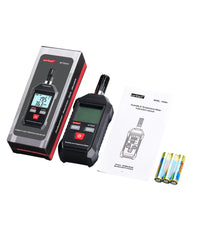 Digital Humidity and Temperature Meter Data Hold MAX/MIN/DIFF Value Measurement with LCD Backlight - Instrulife