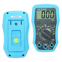 ILMU-1008 Digital Multimeter w/ Test Leads, Overload Protection, DC AC Voltage Resistance Diode Measure DMM Multi Meter Tester 1999 Readings, Backlight - Instrulife