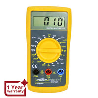 ILMU-1009 Digital Multimeter 1999 Counts ACV DCV DC Current Diode Battery Tester Meter LCD Display CE Marking - Instrulife