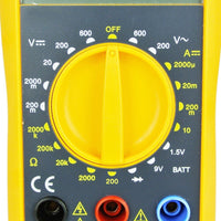 ILMU-1009 Digital Multimeter 1999 Counts ACV DCV DC Current Diode Battery Tester Meter LCD Display CE Marking - Instrulife