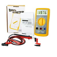 ILMU-1009 Digital Multimeter 1999 Counts ACV DCV DC Current Diode Battery Tester Meter LCD Display CE Marking - Instrulife