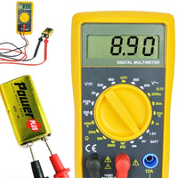 ILMU-1009 Digital Multimeter 1999 Counts ACV DCV DC Current Diode Battery Tester Meter LCD Display CE Marking - Instrulife