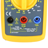 ILMU-1009 Digital Multimeter 1999 Counts ACV DCV DC Current Diode Battery Tester Meter LCD Display CE Marking - Instrulife