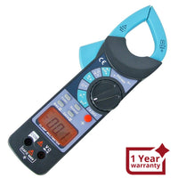 ILAU-1014 Digital Clamp Meter DC AC Audible Continuity Tester CE Marking Reading 1999 LCD Backlight - Instrulife