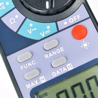 ILAU-1014 Digital Clamp Meter DC AC Audible Continuity Tester CE Marking Reading 1999 LCD Backlight - Instrulife