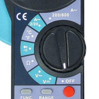 ILAU-1014 Digital Clamp Meter DC AC Audible Continuity Tester CE Marking Reading 1999 LCD Backlight - Instrulife