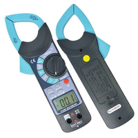 ILAU-1014 Digital Clamp Meter DC AC Audible Continuity Tester CE Marking Reading 1999 LCD Backlight - Instrulife