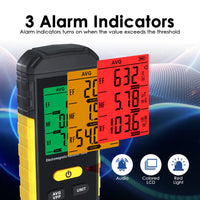 ILEM-511 Professional 3-in-1 EMF RF Meter: Electric / Magnetic / RF Field Detector with Data Hold & Alarm, EMF Safety Tester for Home / Industry Use - Instrulife