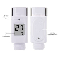 ILSH-36 Waterproof Digital Shower Thermometer w/ Alarm Alert Hot Cold CE Approved 0 ~ 69°C - Instrulife