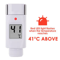 ILSH-36 Waterproof Digital Shower Thermometer w/ Alarm Alert Hot Cold CE Approved 0 ~ 69°C - Instrulife