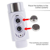 ILSH-36 Waterproof Digital Shower Thermometer w/ Alarm Alert Hot Cold CE Approved 0 ~ 69°C - Instrulife