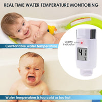 ILSH-36 Waterproof Digital Shower Thermometer w/ Alarm Alert Hot Cold CE Approved 0 ~ 69°C - Instrulife