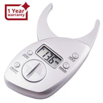 ILBC-117 Digital Body Fat Caliper Analyzer Measure mm inch LCD for Men / Women Healthy Pocket Weight Monitor - Instrulife