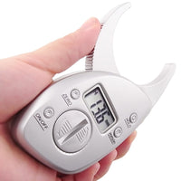 ILBC-117 Digital Body Fat Caliper Analyzer Measure mm inch LCD for Men / Women Healthy Pocket Weight Monitor - Instrulife
