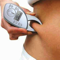 ILBC-117 Digital Body Fat Caliper Analyzer Measure mm inch LCD for Men / Women Healthy Pocket Weight Monitor - Instrulife