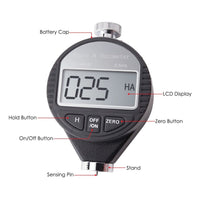 ILHT-36 Shore A Digital Hardness Meter Durometer 0~100HA, Rubber Tire with LCD Display Pocket Size Tester - Instrulife