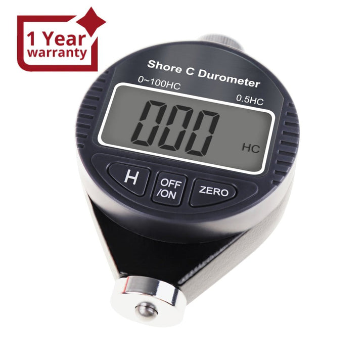 ILHT-560 Shore C Digital Hardness Meter Durometer 0~100HC, for Soft Rubber Testing, Foam, Sponges with LCD Display Pocket Size Tester - Instrulife