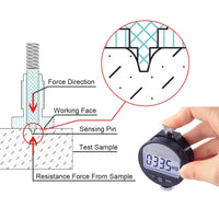 ILHT-112 Shore D Digital Hardness Meter Durometer 0~100HD Pocket Size Tester with LCD Display - Instrulife
