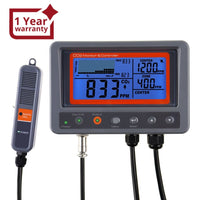 ILAQ-7530 Digital CO2 Carbon Dioxide IAQ Monitor Controller with Relay Function 4.5M Cable NDIR Sensing Probe for Green House Home, Office, Factory - Instrulife
