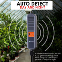ILAQ-7530 Digital CO2 Carbon Dioxide IAQ Monitor Controller with Relay Function 4.5M Cable NDIR Sensing Probe for Green House Home, Office, Factory - Instrulife
