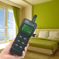 ILDA-77535_CD High Accuracy CO2, RH & Temp Real-Time Monitor Kit Set w/PC Software Recording Analyzer, Portable Indoor Air Quality Carbon Dioxide Meter Sensor, Temperature/Dew Point/Wet Bulb/Humidity - Instrulife