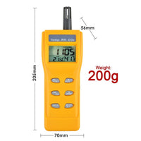 ILDA-57_CD Carbon Dioxide (CO2) RH & Temperature Real-Time Air Quality Monitor with PC Software Recording Analyzer - Instrulife