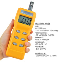 ILDA-57_CD Carbon Dioxide (CO2) RH & Temperature Real-Time Air Quality Monitor with PC Software Recording Analyzer - Instrulife
