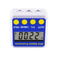 ILAF-38 Digital Bevel Box Inclinometer with Magnets & Always Upright Display Protractor Large LCD - Instrulife