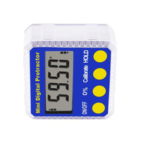 ILAF-38 Digital Bevel Box Inclinometer with Magnets & Always Upright Display Protractor Large LCD - Instrulife