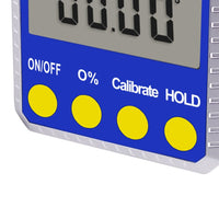 ILAF-38SS Digital Bevel Box Inclinometer with Spirit Level Angle Finder Protractor Always Upright Reading - Instrulife