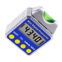 ILAF-38SS Digital Bevel Box Inclinometer with Spirit Level Angle Finder Protractor Always Upright Reading - Instrulife