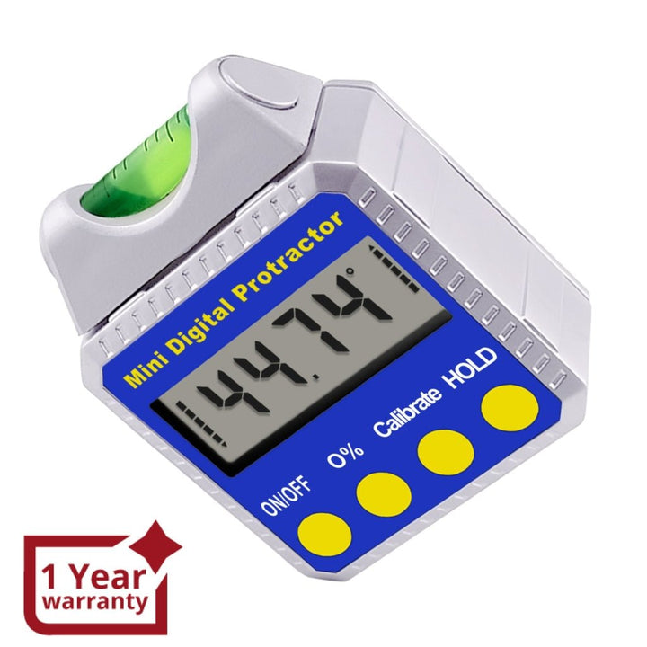 ILAF-38SS Digital Bevel Box Inclinometer with Spirit Level Angle Finder Protractor Always Upright Reading - Instrulife