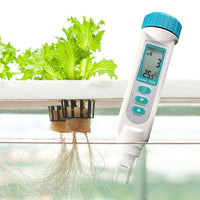 ILWQ-58 Digital Conductivity TDS Meter, ppm ppt uS mS °C/°F Pentype Water Quality Tester with ATC - Instrulife