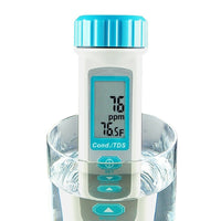 ILWQ-58 Digital Conductivity TDS Meter, ppm ppt uS mS °C/°F Pentype Water Quality Tester with ATC - Instrulife