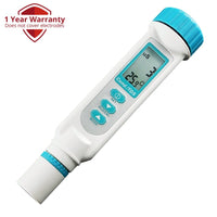 ILWQ-58 Digital Conductivity TDS Meter, ppm ppt uS mS °C/°F Pentype Water Quality Tester with ATC - Instrulife