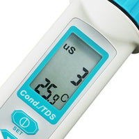 ILWQ-58 Digital Conductivity TDS Meter, ppm ppt uS mS °C/°F Pentype Water Quality Tester with ATC - Instrulife